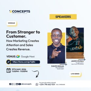 From Stranger to Customer. How Marketing Creates Attention and Sales Creates Revenue.